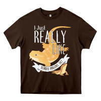 Chocolate Brown bearded dragons i just really like bearded dragons Heavy Core Tee - lanVoArt