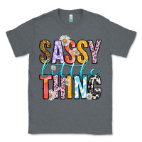Charcoal Heather sassy little thing Classic Tee - RanaPortraitStore