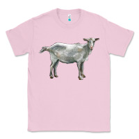 Bubblegum Pink saanen goat Classic Tee - LillyAllenDesigns