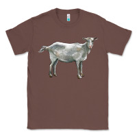Chestnut saanen goat Classic Tee - LillyAllenDesigns