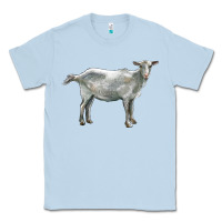 Dusty Blue saanen goat Classic Tee - LillyAllenDesigns