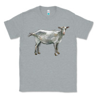 Heather Grey saanen goat Classic Tee - LillyAllenDesigns