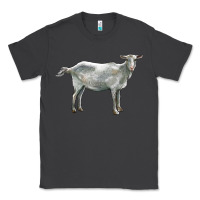 Smoke saanen goat Classic Tee - LillyAllenDesigns