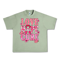 Oil Green Love Hope Cure Cancer Awareness Urban Heavy Tee - HowdyJamesFarm