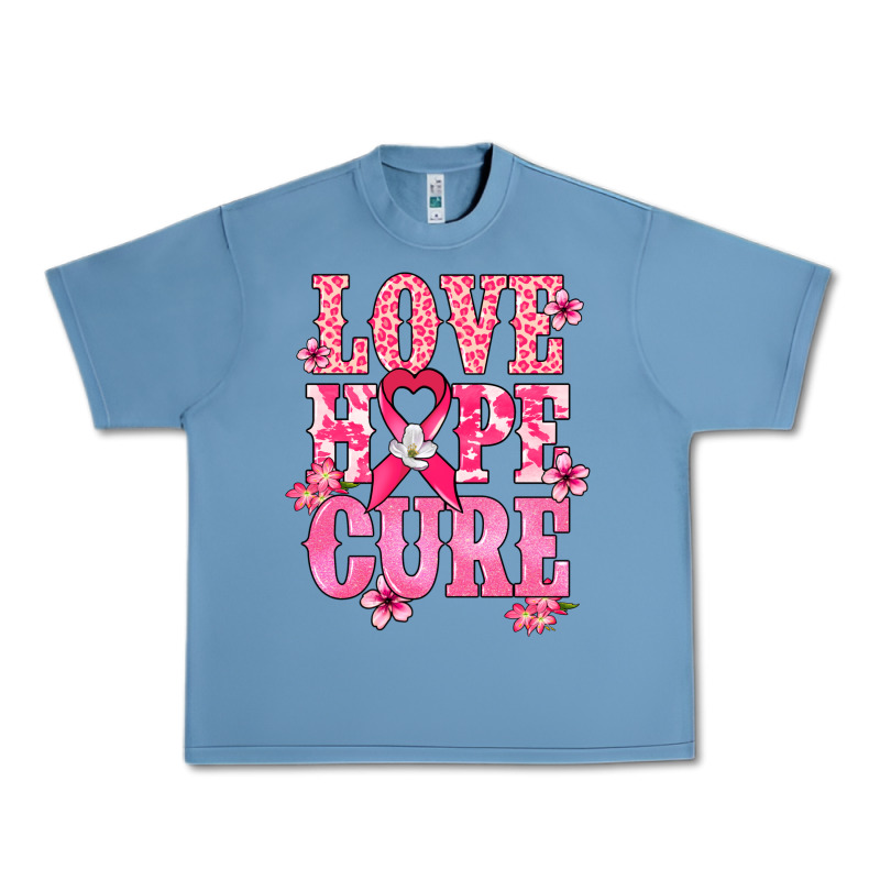 Love Hope Cure Cancer Awareness Urban Heavy Tee by HowdyJamesFarm | Teevron