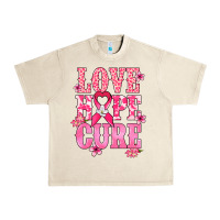 Sandshell Love Hope Cure Cancer Awareness Urban Heavy Tee - HowdyJamesFarm