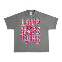 Tornado Love Hope Cure Cancer Awareness Urban Heavy Tee - HowdyJamesFarm
