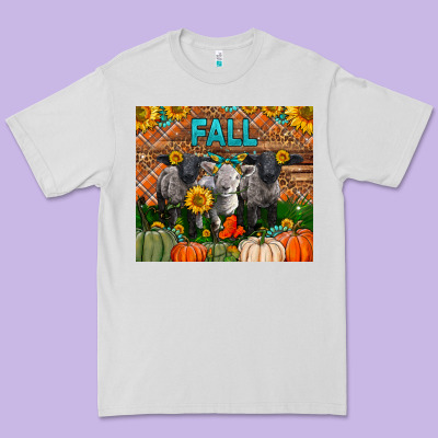 Fall Baby Lambs Premium Tee Designed By Lillyallendesigns