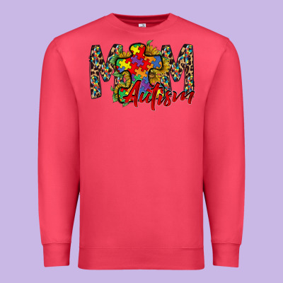 Mom Autism 2 Premium Sweatshirt Designed By Racoondesign