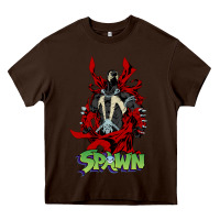 Chocolate Brown spawn Heavy Core Tee - lanVoArt