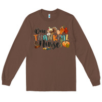 Chestnut one thankful nurse Long Sleeve Tee - CowGirlArtShop