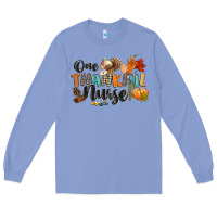 Colony Blue one thankful nurse Long Sleeve Tee - CowGirlArtShop