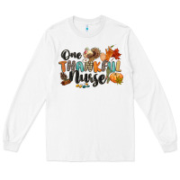 White one thankful nurse Long Sleeve Tee - CowGirlArtShop