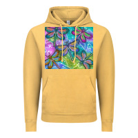 Vintage Mustard dragonflies Vintage Hoodie - TumblerDesignByShophia