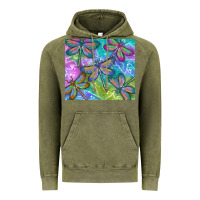 Vintage Olive dragonflies Vintage Hoodie - TumblerDesignByShophia