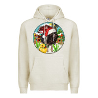 Oatmeal Heather Baby pig Premium Hoodie - FaDigitalArtStudio