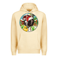 Pina Colada Baby pig Premium Hoodie - FaDigitalArtStudio