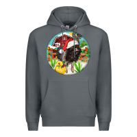 Rock Baby pig Premium Hoodie - FaDigitalArtStudio