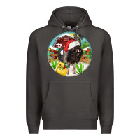 Smoke Baby pig Premium Hoodie - FaDigitalArtStudio