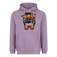 Lavender basketball mom Heavyweight Hoodie - RacoonDesign