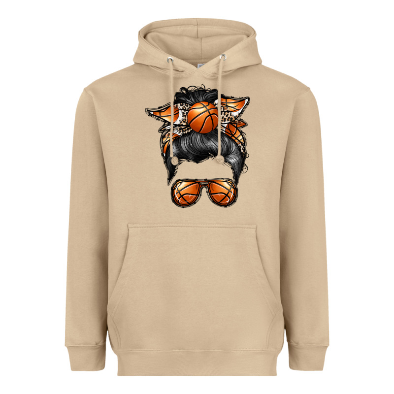 Basketball Mom Heavyweight Hoodie by RacoonDesign | Teevron