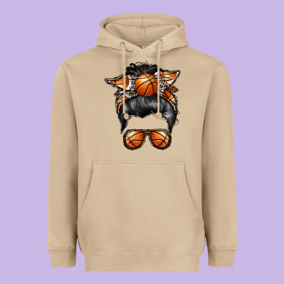 Basketball Mom Heavyweight Hoodie Designed By Racoondesign