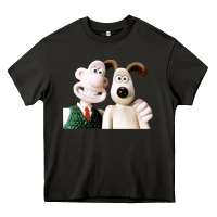 The Man With His Dog Taking Selfie W.a.l.l.a.c.e Heavy Core Tee | Teevron