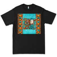 Black Western Fall Cow Mama Premium Tee - LillyAllenDesigns