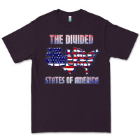 The Divided States Of America Political Humor Usa Map T Shirt Premium Tee | Teevron