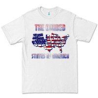 White the divided states of america political humor usa map t shirt Premium Tee - lanVoArt