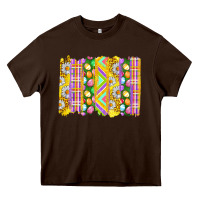 Chocolate Brown Easter Brushstrokes Heavy Core Tee - BundleAndBundleShop