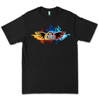 Black se bikes bmx bicycle on fire sport blue red Premium Tee - lanVoArt