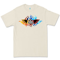 Bone se bikes bmx bicycle on fire sport blue red Premium Tee - lanVoArt
