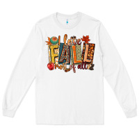 White i love fall most of all Long Sleeve Tee - CowGirlArtShop
