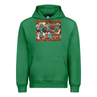 Emerald god is love cross Urban Hoodie - BarkalooDesign