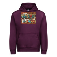 Mauve Wine god is love cross Urban Hoodie - BarkalooDesign