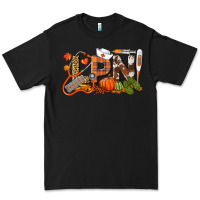 Black Fall LPN Licensed Practical Nurse Premium Tee - LillyAllenDesigns