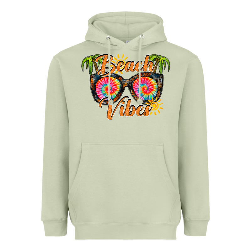 Beach Vibes Heavyweight Hoodie by RacoonDesign | Teevron