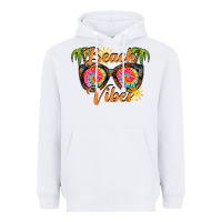 White beach vibes Heavyweight Hoodie - RacoonDesign