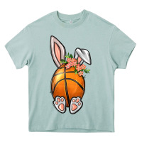Basketball Easter Bunny Heavy Core Tee | Teevron
