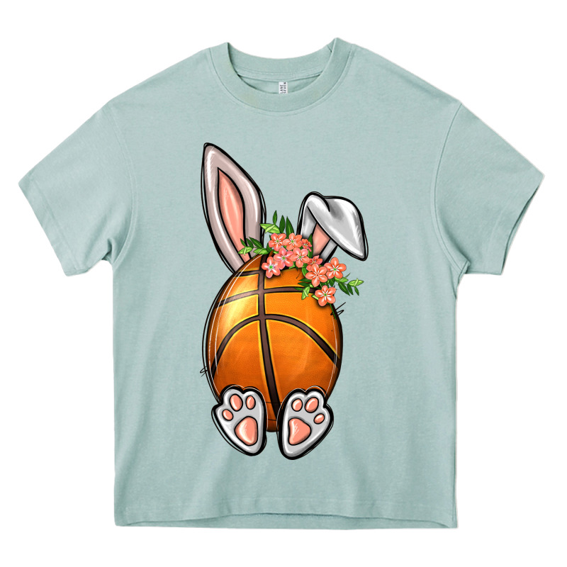 Basketball Easter Bunny Heavy Core Tee by BundleAndBundleShop | Teevron