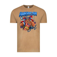 Vintage Camel Afro american girl sneakers Vintage Tee - RanaPortraitStore