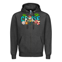 Charcoal Heather Cruise Life Zipper Hoodie - CowhideDigitalArt
