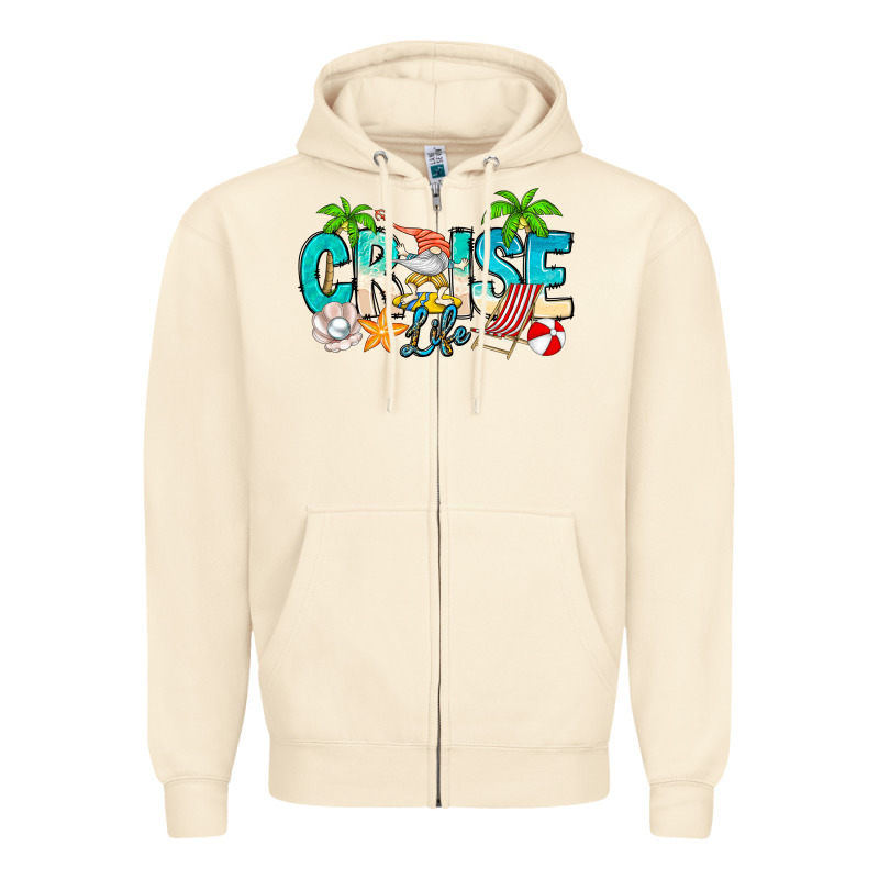 Cruise Life Zipper Hoodie by CowhideDigitalArt | Teevron