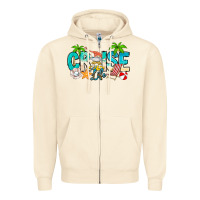 Sandshell Cruise Life Zipper Hoodie - CowhideDigitalArt