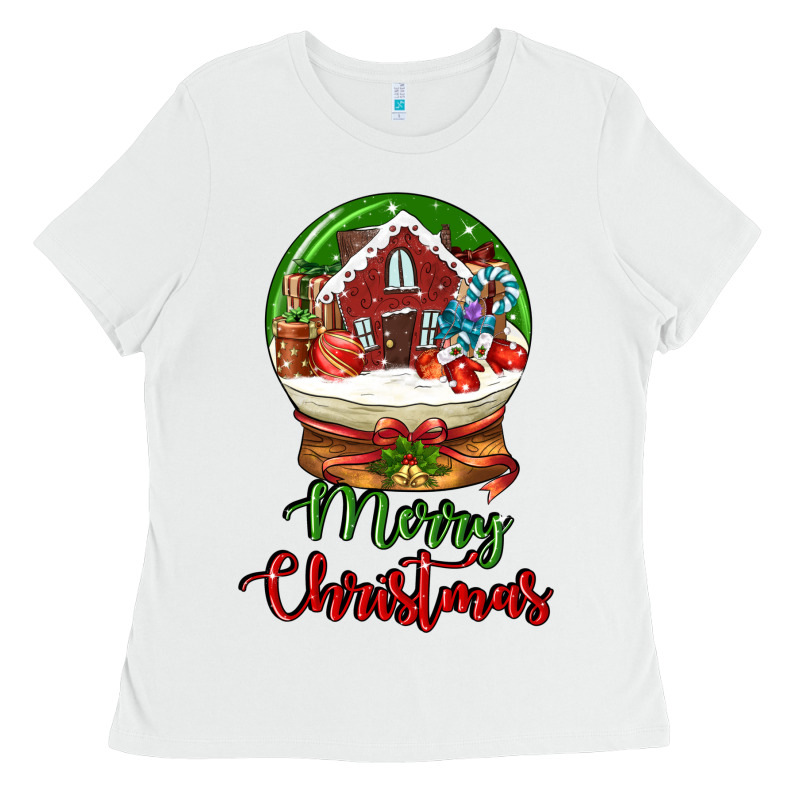 Merry Christmas Ladies Tee by LillyAllenDesigns | Teevron