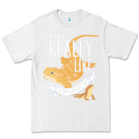 White bearded dragons i just really like bearded dragons Premium Tee - lanVoArt