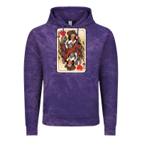 Cloud Purple Queen Of Hearts Cowgirl Vintage Hoodie - HowdyJamesFarm