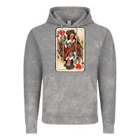 Cloud Rock Queen Of Hearts Cowgirl Vintage Hoodie - HowdyJamesFarm