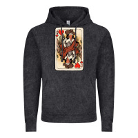 Vintage Black Queen Of Hearts Cowgirl Vintage Hoodie - HowdyJamesFarm
